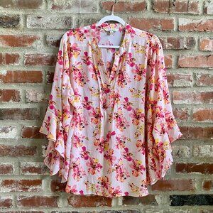 The Pioneer Woman Floral Pink Blouse-XXL